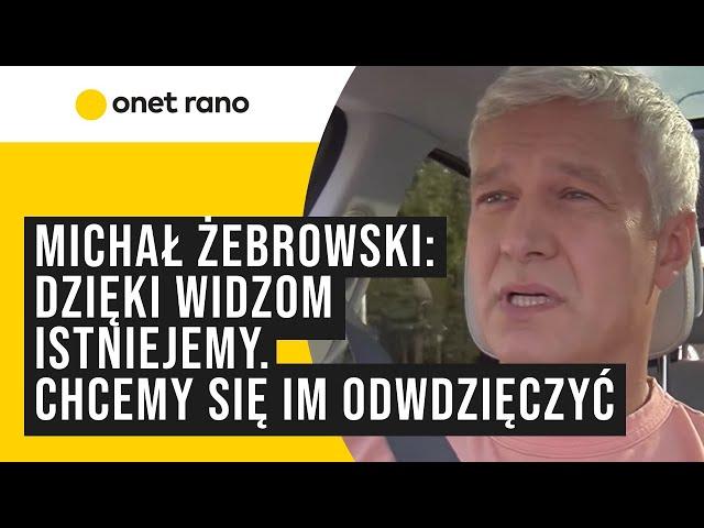 Michał Żebrowski deklaruje: "Przekażemy dochód ze spektaklu dla powodzian"