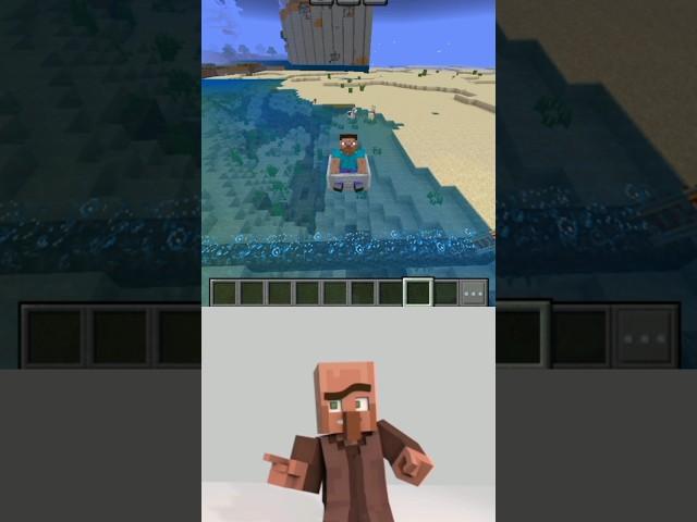 (New Rail Hack) Minecraft Villager Oi Oi Oi meme #shorts #minecraft #viral #youtube