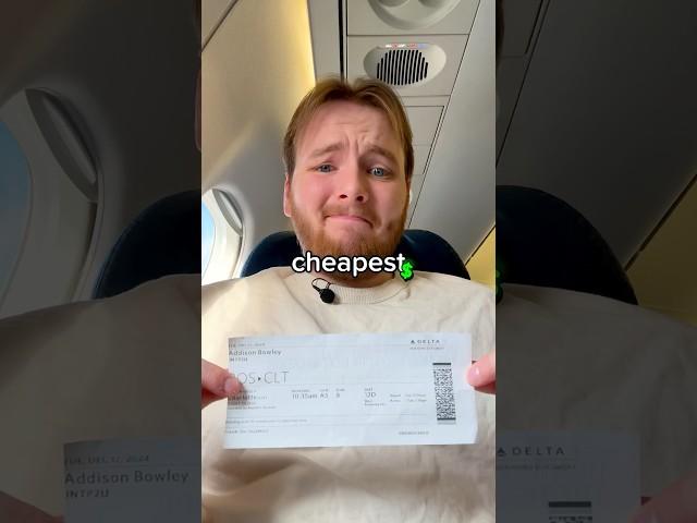 Cheapest vs Most Expensive Delta Airlines Seat