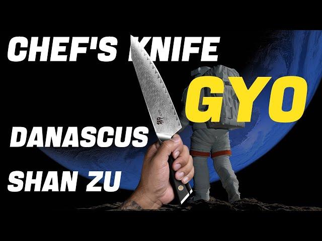 SHAN ZU Damascus Chef’s Knife 8" | GYO Series