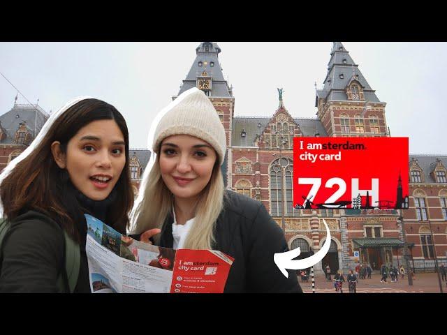 Is the Amsterdam City Card Worth it? | 72hrs as TOURISTS