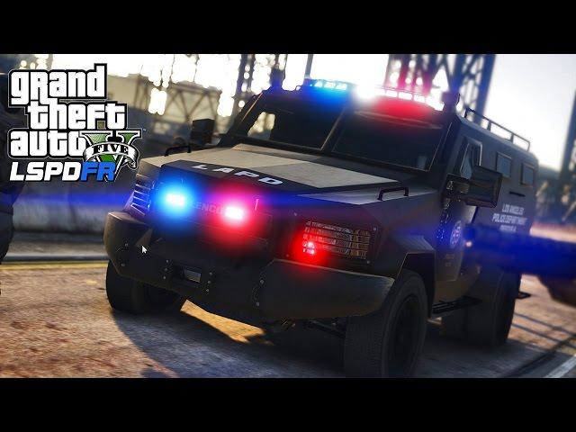 GTA 5 Mods - RIOT MOD + GETTING SWATTED! (GTA 5 Cop Mod) LSPDFR #81