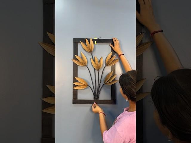 Beautiful paper craft idea for wall decor #shorts #youtubeshorts #viral #diy #crafts  #papercraft