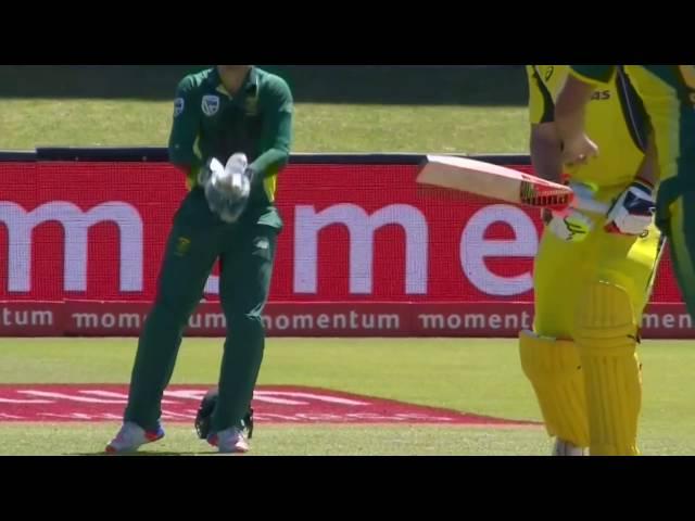 South Africa vs Australia - 4th ODI - Kyle Abbot - Highlights