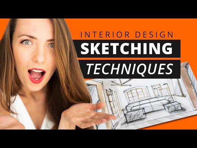 Interior Design Sketching Techniques - Drawing Like a PRO!