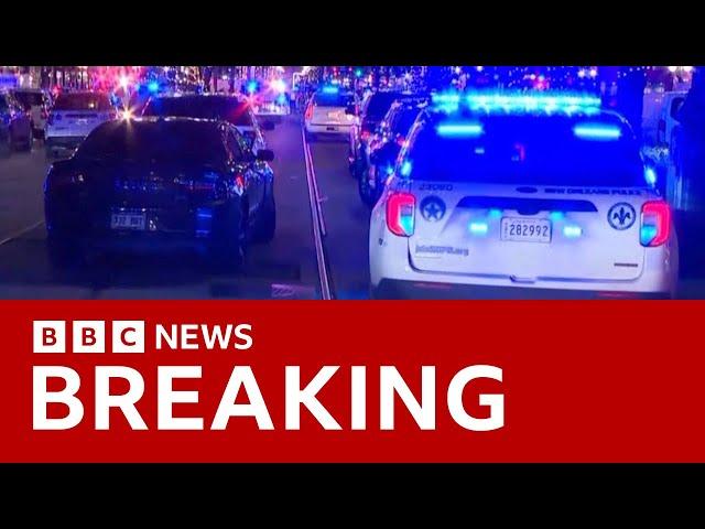 Ten dead after vehicle drives into large crowd in New Orleans, authorities say | BBC News