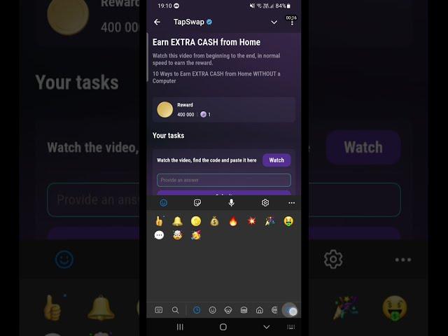 Earn extra cash from home Tapswap code