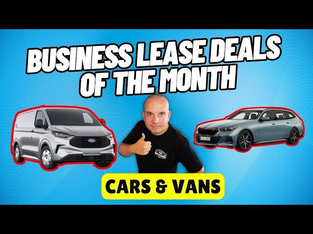 Business Car & Van Lease Deals of the Month | August 2024