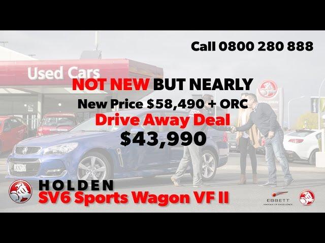 Ebbett Holden SV6 Not New Nearly New