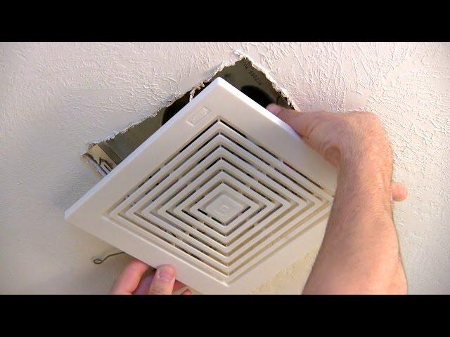 How to replace or repair a bathroom fan