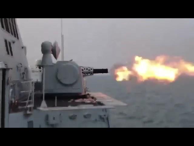 The most exciting fireworks of the Chinese Navy