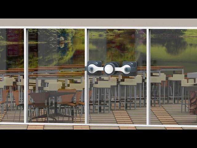 Mantis: An Agile Glass Facade Cleaning Robot