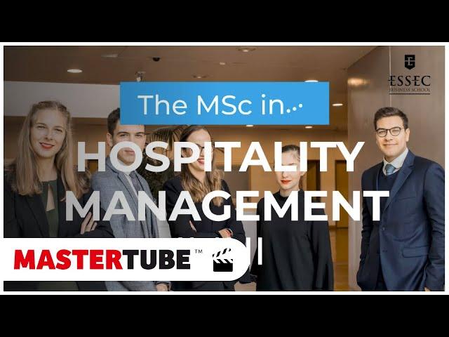 MSc in Hospitality Management (IMHI) - ESSEC