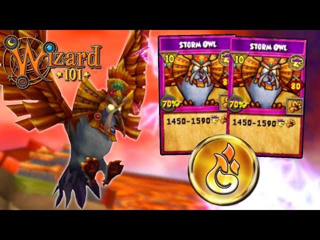 Wizard101 Level 170 Fire PvP: I Used STORM OWL On A FIRE!