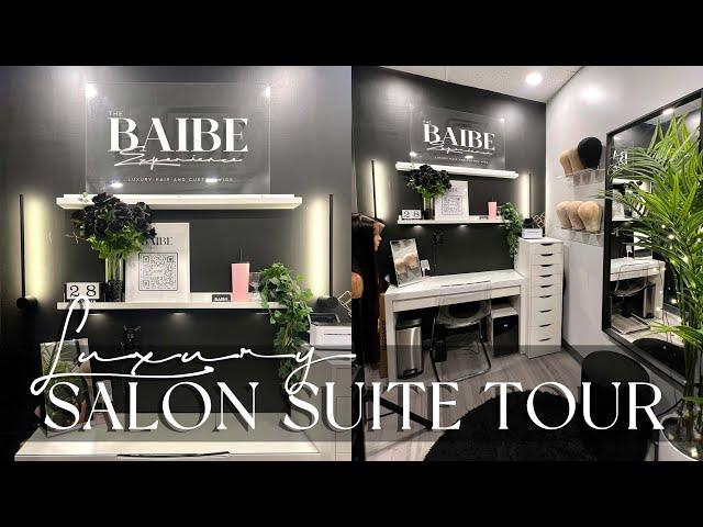 LUXURY SALON SUITE TOUR w/ LINKS | Amazon and Ikea Finds | Baili Nicole + The Baibe Experience |