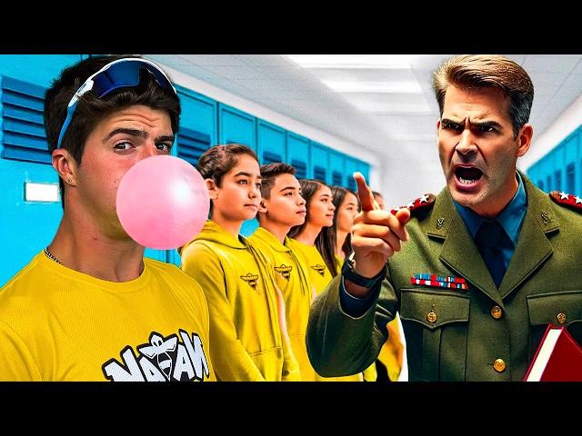 SOBREVIVI UM DIA EM UMA ESCOLA MILITAR!