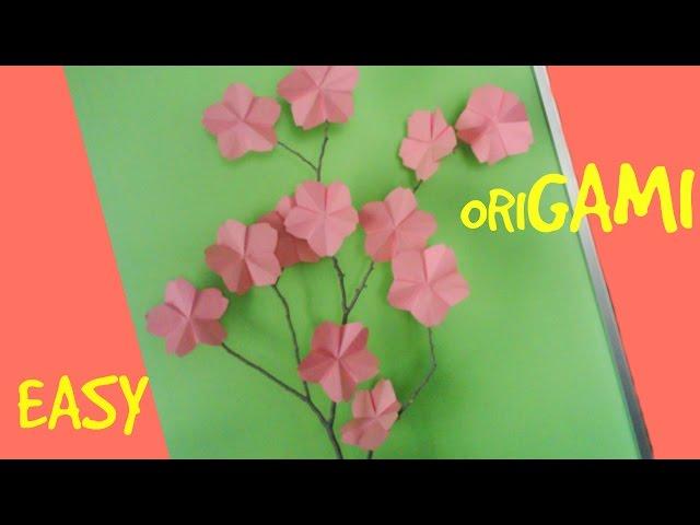 Easy Origami Crafts: How to Make an Easy Origami Cherry Blossom
