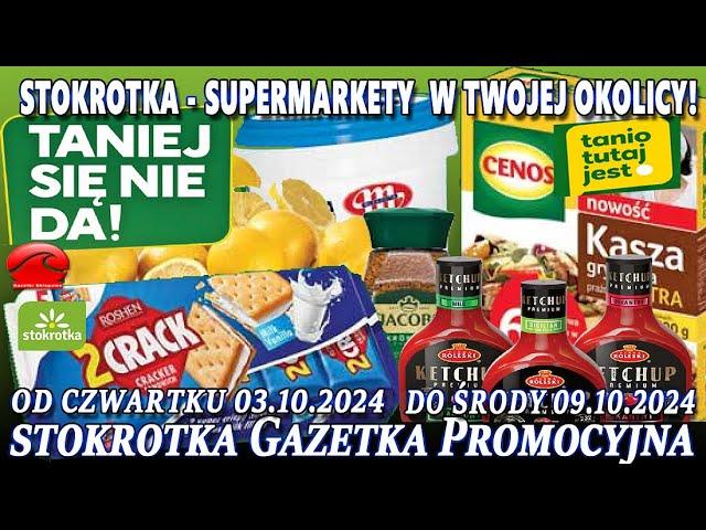 STOKROTKA Nowa Gazetka Promocyjna Od 03.10.2024 Hity Stokrotki – Co Nowego w Gazetce Promocyjnej