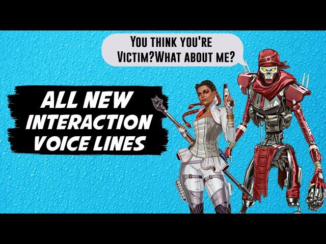 All New Revenant and Loba Interaction Voice Lines | Apex Legends
