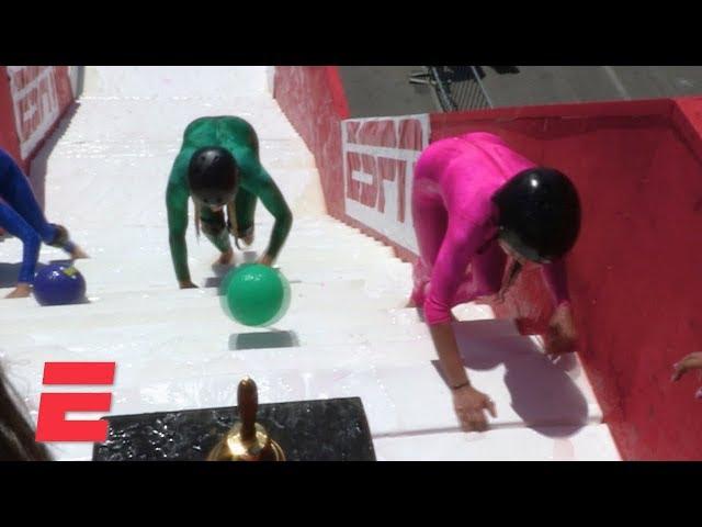 The first ever Slippery Stairs world championship | ESPN 8: The Ocho