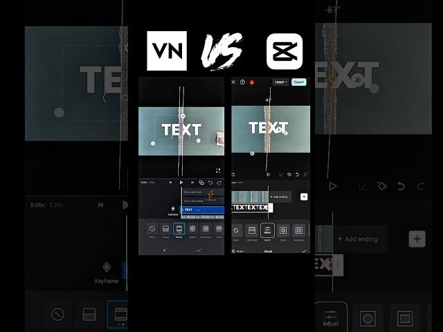 Masking Effect -  Vn Vs Capcut #shorts #capcut #capcutvsvn