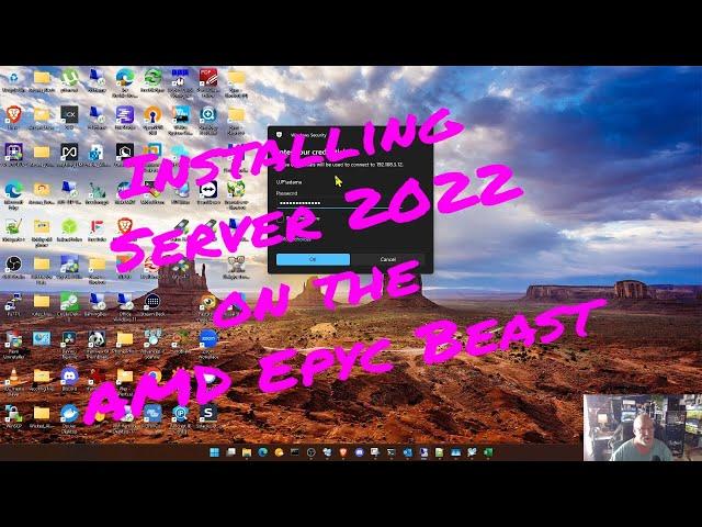 Installing Server 2022 on the AMD Epyc Beast