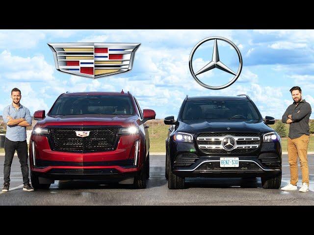 2021 Cadillac Escalade vs Mercedes-Benz GLS // $100,000 SUV Kings Face Off