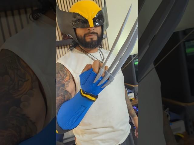 Must 3D print #Wolverine 2024 gauntlet and claws #3dprinting #cosplay #deadpool #mavel #fanart #do3d