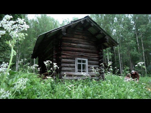 ХАРИУС НА КАЖДЫЙ ЗАБРОС! РЫБАЛКА В ТАЙГЕ. НОЧЁВКА В ИЗБЕ У ОЗЕРА