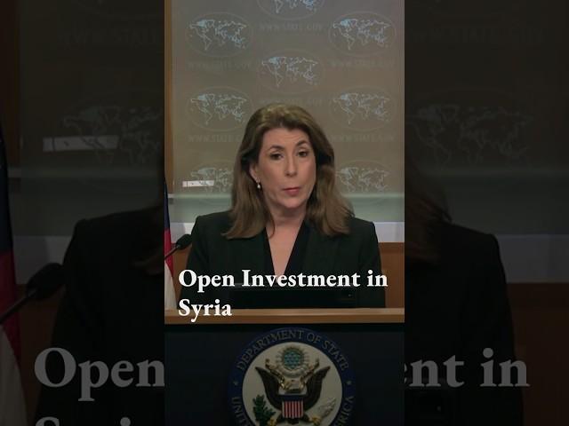 Ending U.S. Sanctions on Syria