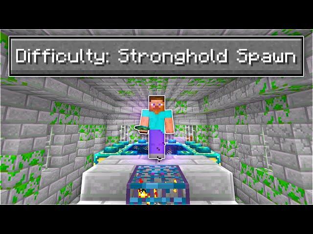 I Spawned In A STRONGHOLD And Beat Minecraft!