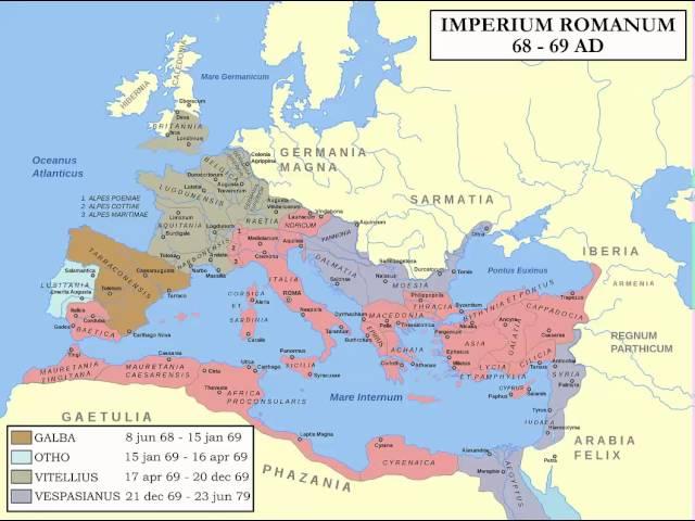 Roman History 14 - Nero And The Three Emperors 54 - 69 AD