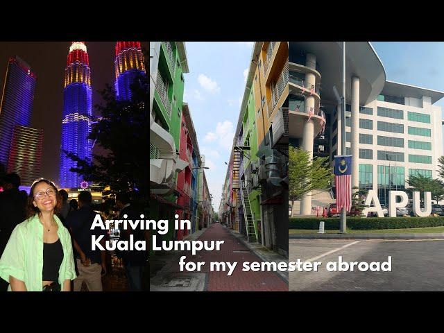 First days in Kuala Lumpur Malaysia | studying abroad, APU | 2024