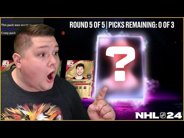 MY BEST PACK OF THE YEAR?! | CRAZY NHL 24 PACK OPENING!