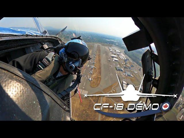 Inside The Cockpit - 2024 CF-18 Hornet Demo Team