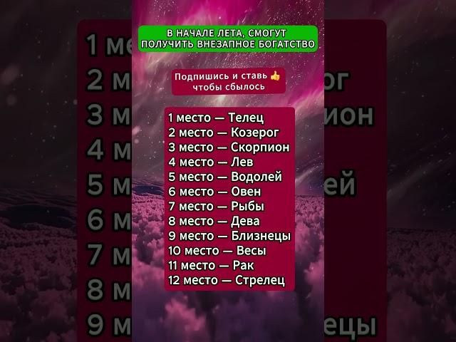 В начале лета, смогут получить внезапное богатство