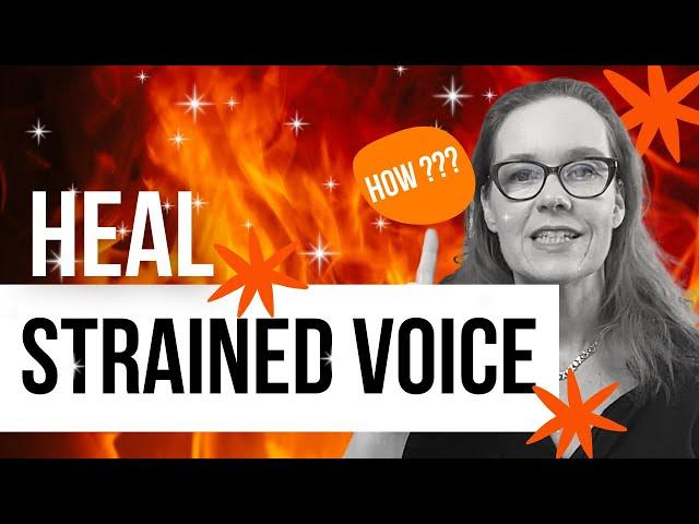 How to Heal Strained Voice: 3 Steps to a Quick Recovery