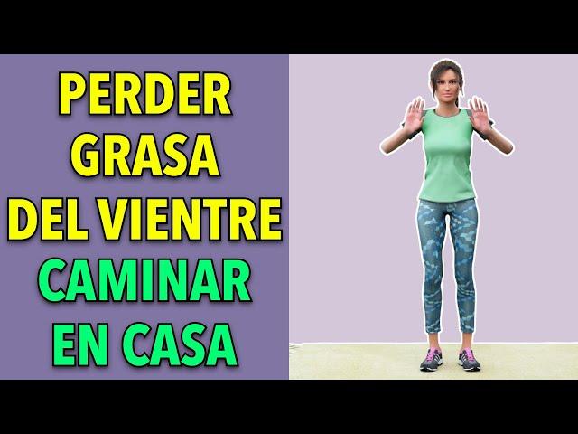 Entrenamiento de 35 Minutos para Quemar Grasa del Vientre - Caminata en Casa