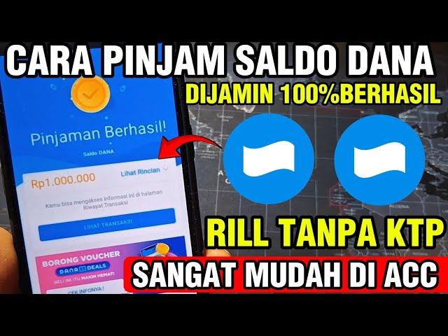 TANPA DANA PAYLATER ⁉️CARA PINJAM UANG DI DANA LANGSUNG CAIR  | CARA PINJAM SALDO DANA TANPA KTP