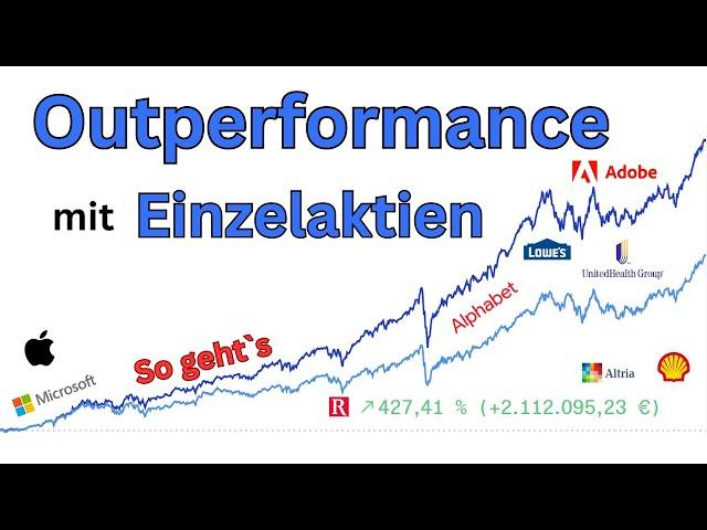 Massive Outperformance: So schlägst du den S&P 500 mit Einzelaktien! 