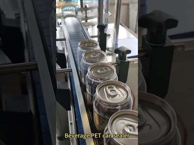 Fabricante de máquinas de selado de latas de PET de bebidas automáticas, zumes