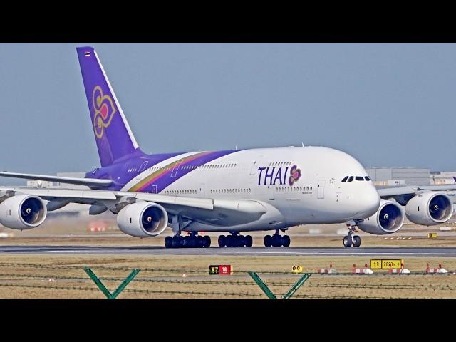 ️ 105 BIG PLANE TAKEOFFS and LANDINGS | Frankfurt Airport (FRA/EDDH) BEST OF FRANKFURT