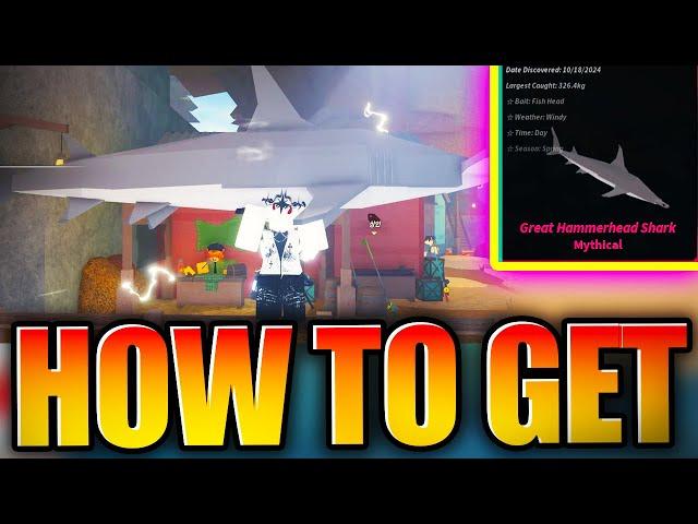 HOW TO GET GREAT HAMMERHEAD SHARK IN FISCH! ROBLOX