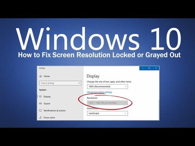 How To Fix Screen Resolution Problem Windows 10 | Easy 2023