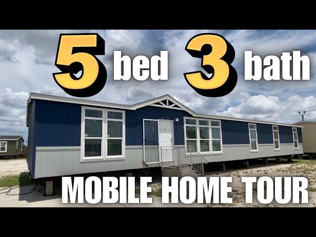 LOWEST PRICED big 5 bedroom mobile home I've toured in yrs! Prefab House Tour