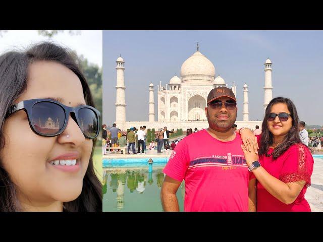 ಜಗತ್ಪ್ರಸಿದ್ದ ತಾಜ್ ಮಹಲ್ ನೋಡಿದ ಕ್ಷಣ | Beautiful Taj Mahal Agra | Kannada Travel Vlog | MMK Travel Vlog