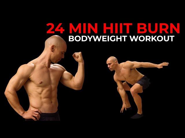 24 Min HIIT Bodyweight Workout - Tabata Tuesday