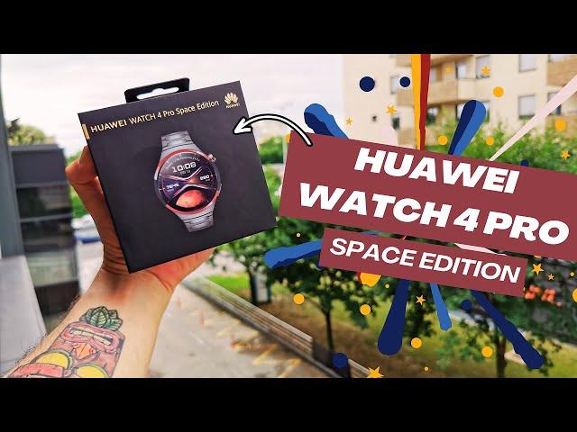 Huawei Watch 4 Pro Space Edition inceleme ve kutu açılışı #watch4pro #akıllısaat