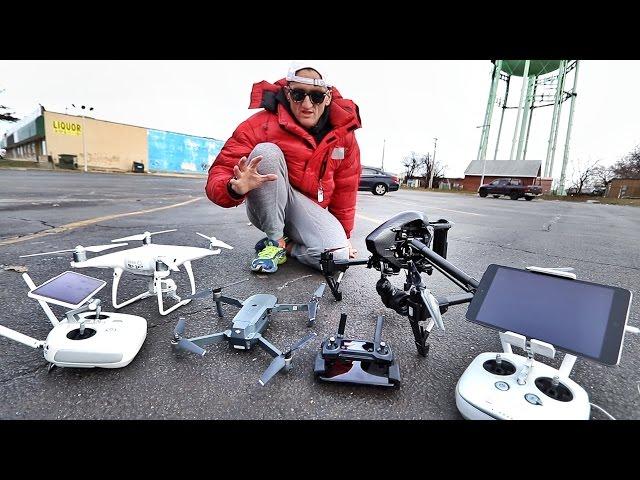 DJi Phantom 4 Pro+ vs. Inspire Pro vs. Mavic Pro in 4K