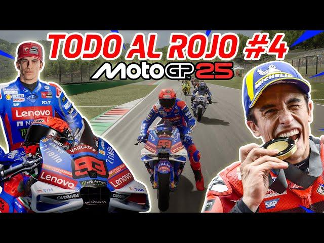  MOTOGP 25 MARC MARQUEZ TODO AL ROJO #4 MUGELLO 